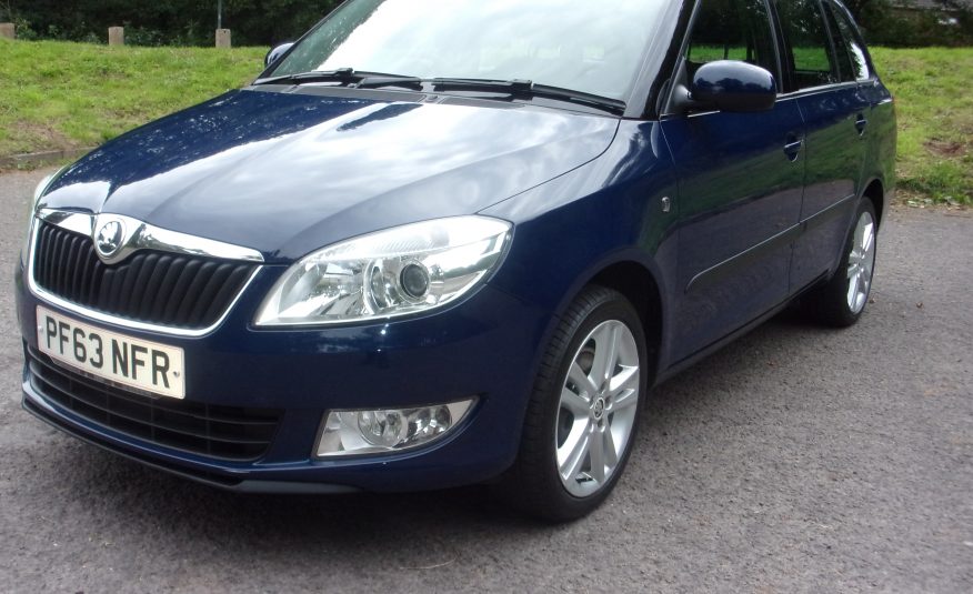2014 63 Skoda Fabia Elegance 1.6cc TDI CR 105 Bhp Estate